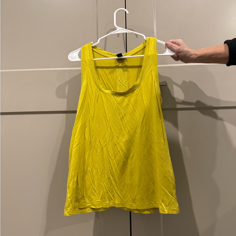 Express Vibrant Yellow Tank Top
